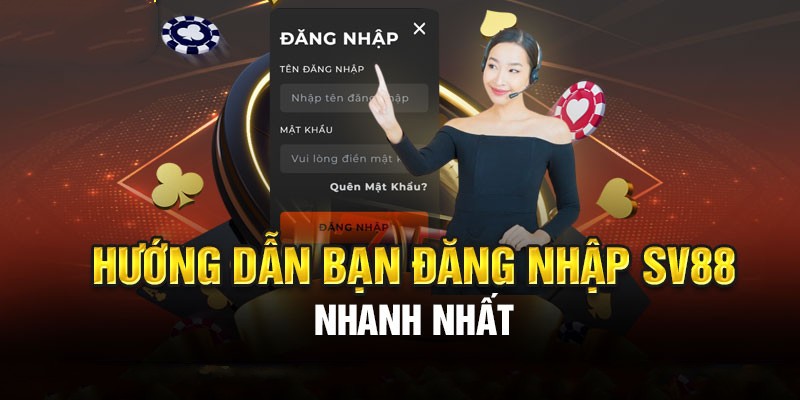 Hướng dẫn đăng nhập SV88